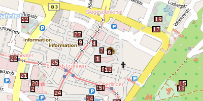 Stadtplan Kornhaus 