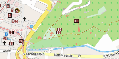 Schlossberg  Freiburg Stadtplan