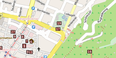 Stadtplan Schlossbergbahn 