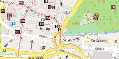 Schwabentor  Stadtplan