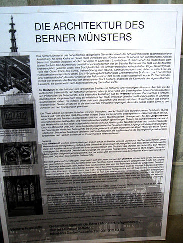 Berner Münster Fotos