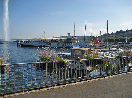 Foto Boote im Hafen - Genf