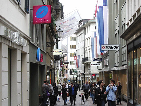 Einkaufsstraße in Luzern