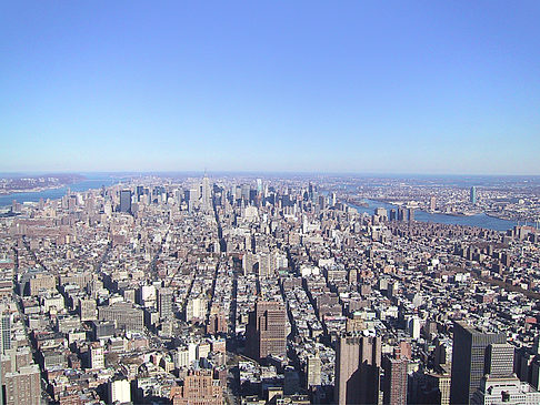 Blick über New York Foto 