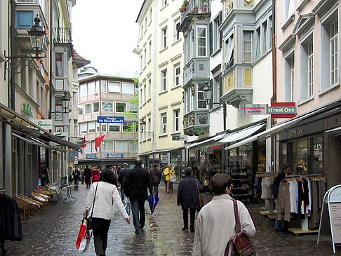 Foto Einkaufsstraße in Sankt Gallen